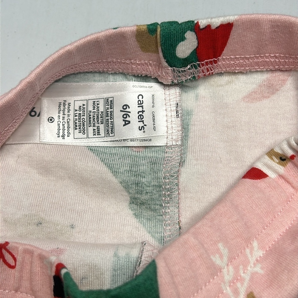 Carter’s Kids Christmas Pajama Bottoms - Picture 4 of 6